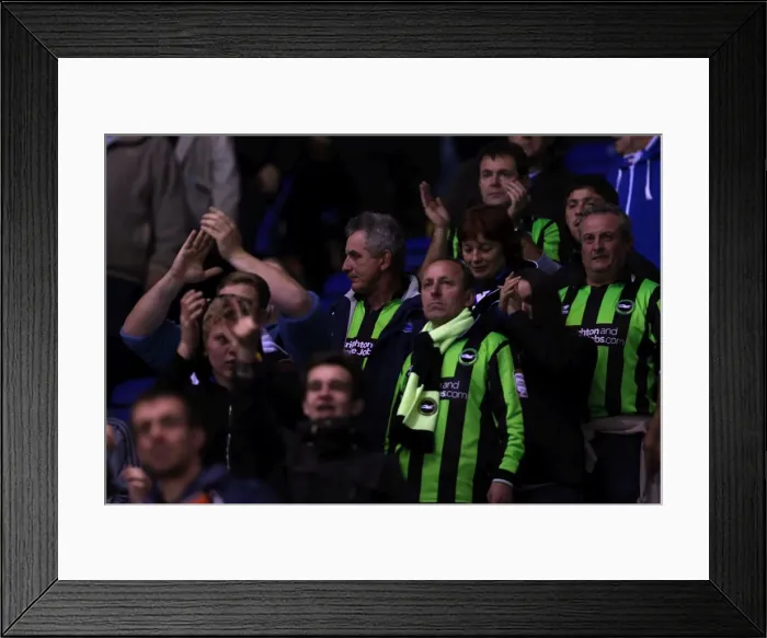 Framed Print : Brighton & Hove Albion: 2012-13 Away Game - Leicester City (October 23, 2012) Framed Print : Brighton & Hove Albion: 2012-13 Away Game - Leicester City (October 23, 2012)