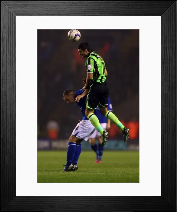 Framed Print : Gary Dicker of Brighton & Hove Albion in Action Against Burnley at Leicester City's Kingpower Stadium (October 23, 2012) Framed Print : Gary Dicker of Brighton & Hove Albion in Action Against Burnley at Leicester City's Kingpower Stadium (October 23, 2012)