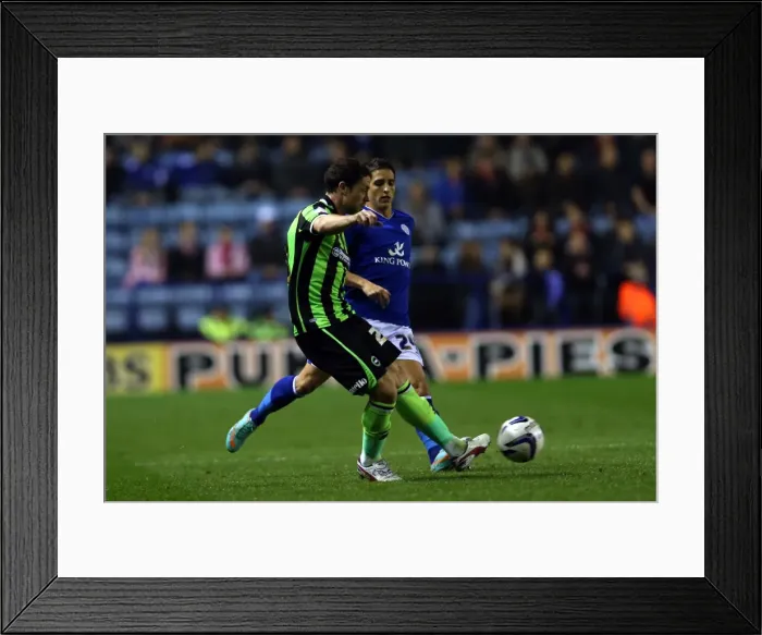 Framed Print : Wayne Bridge in Action: Brighton & Hove Albion vs. Burnley, Npower Championship, Leicester City's Kingpower Stadium (October 23, 2012) Framed Print : Wayne Bridge in Action: Brighton & Hove Albion vs. Burnley, Npower Championship, Leicester City's Kingpower Stadium (October 23, 2012)