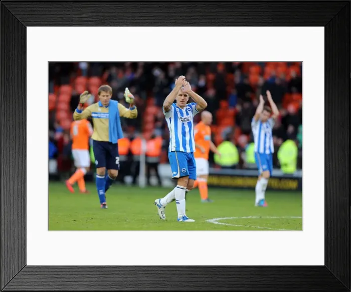 Framed Print : Brighton & Hove Albion Away at Blackpool - October 27, 2012 Framed Print : Brighton & Hove Albion Away at Blackpool - October 27, 2012