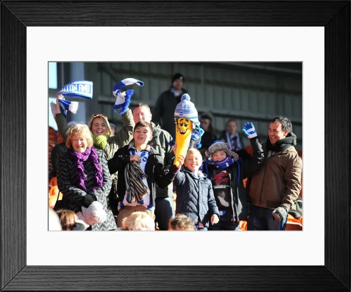Framed Print : Brighton & Hove Albion vs. Blackpool - 2012-13 Season Away Game Framed Print : Brighton & Hove Albion vs. Blackpool - 2012-13 Season Away Game