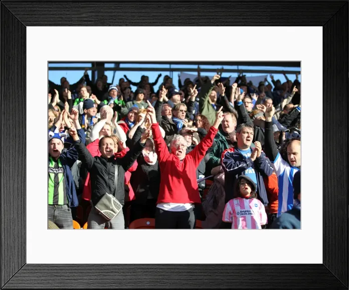 Framed Print : Brighton & Hove Albion at Blackpool (Away Game, 2012-13 Season - October 27, 2012) Framed Print : Brighton & Hove Albion at Blackpool (Away Game, 2012-13 Season - October 27, 2012)