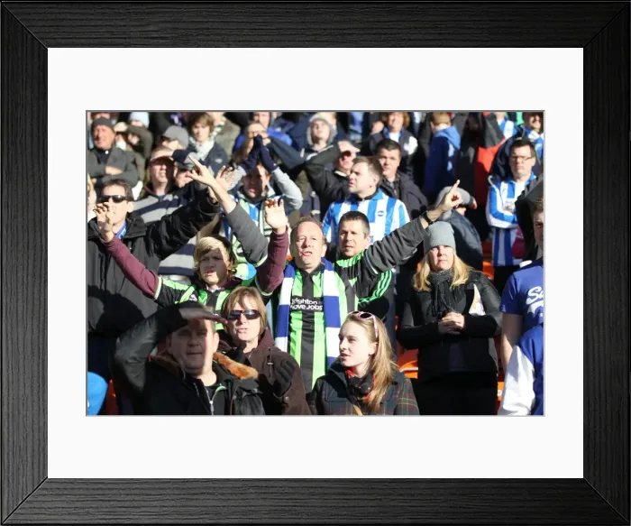 Framed Print : Brighton & Hove Albion at Blackpool (2012-13 Season): Away Game Framed Print : Brighton & Hove Albion at Blackpool (2012-13 Season): Away Game