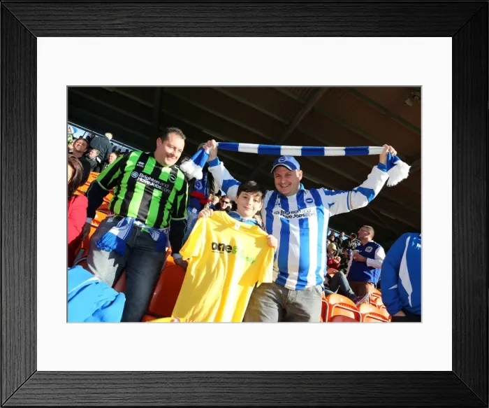 Framed Print : Brighton & Hove Albion at Blackpool (2012-13 Season): Away Game Framed Print : Brighton & Hove Albion at Blackpool (2012-13 Season): Away Game