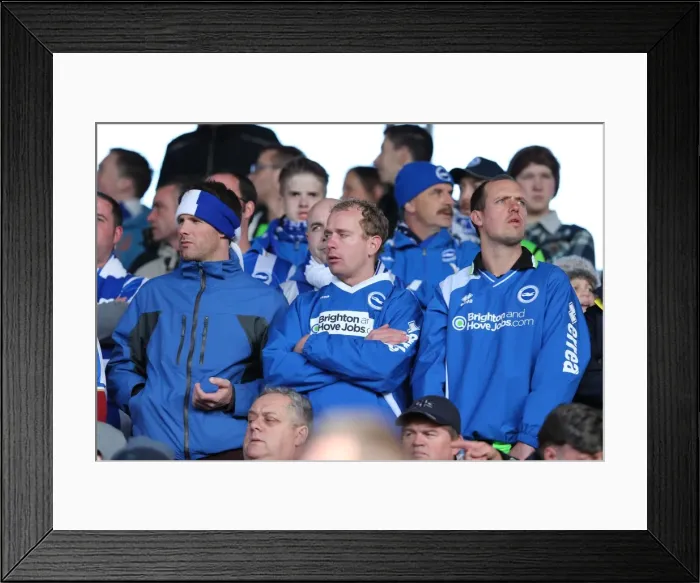 Framed Print : Brighton & Hove Albion Away at Blackpool (October 2012) Framed Print : Brighton & Hove Albion Away at Blackpool (October 2012)