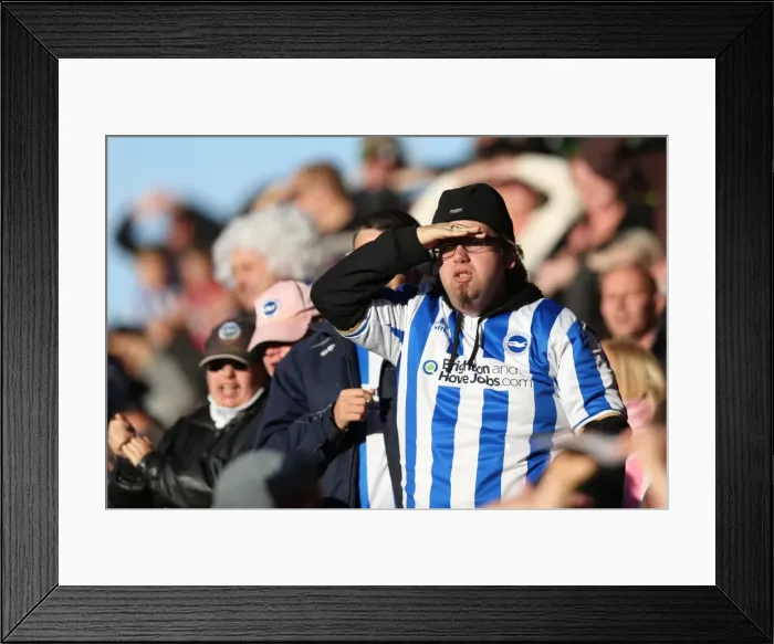 Framed Print : Brighton & Hove Albion at Blackpool (2012-13 Season): An Away Game Framed Print : Brighton & Hove Albion at Blackpool (2012-13 Season): An Away Game