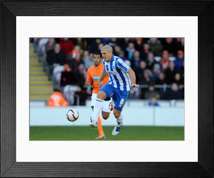 Framed Print : Adam El-Abd in Action: Brighton & Hove Albion vs. Blackpool, Npower Championship 2012 Framed Print : Adam El-Abd in Action: Brighton & Hove Albion vs. Blackpool, Npower Championship 2012