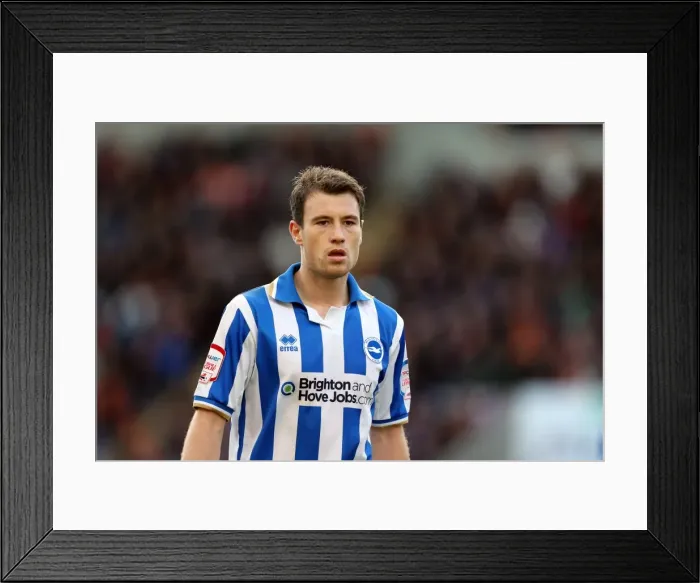 Framed Print : Ashley Barnes: Intense Focus during Blackpool vs. Brighton & Hove Albion, Npower Championship, 2012 Framed Print : Ashley Barnes: Intense Focus during Blackpool vs. Brighton & Hove Albion, Npower Championship, 2012