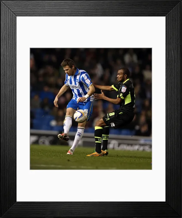 Framed Print : Dean Hammond's Determined Performance: Brighton & Hove Albion vs Leeds United, Npower Championship, Amex Stadium, November 2, 2012 Framed Print : Dean Hammond's Determined Performance: Brighton & Hove Albion vs Leeds United, Npower Championship, Amex Stadium, November 2, 2012