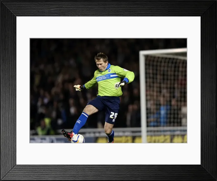Framed Print : Tomasz Kuszczak Clears the Ball for Brighton & Hove Albion Against Leeds United, Npower Championship, November 2, 2012 Framed Print : Tomasz Kuszczak Clears the Ball for Brighton & Hove Albion Against Leeds United, Npower Championship, November 2, 2012