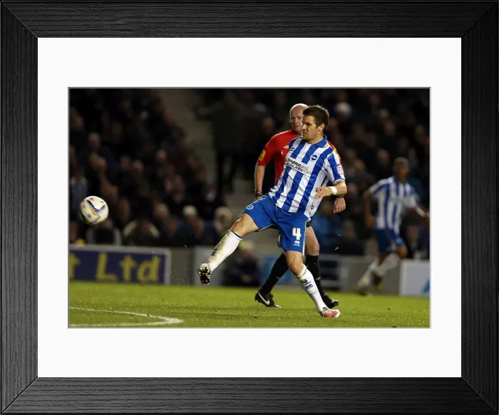 Framed Print : Dean Hammond's Long-Range Shot: Brighton & Hove Albion vs Leeds United, Npower Championship, 2012 Framed Print : Dean Hammond's Long-Range Shot: Brighton & Hove Albion vs Leeds United, Npower Championship, 2012