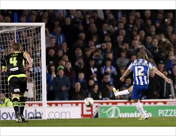 Craig Mackail-Smith Scores Penalty Kick: Brighton & Hove Albion Leads 1-0 vs Leeds United, November 2012