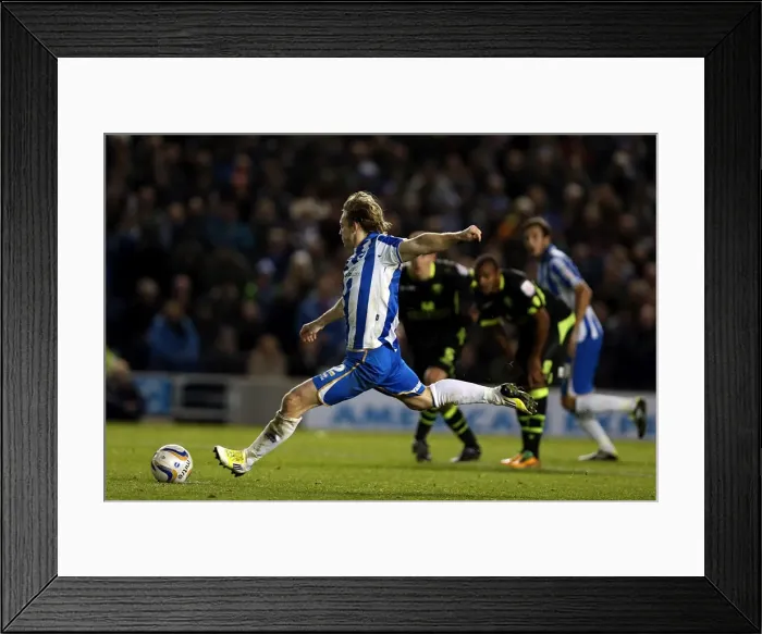 Framed Print : Penalty Showdown: Mackail-Smith's Attempt Saved by Kenny – Brighton & Hove Albion vs Leeds United (November 2, 2012) Framed Print : Penalty Showdown: Mackail-Smith's Attempt Saved by Kenny – Brighton & Hove Albion vs Leeds United (November 2, 2012)
