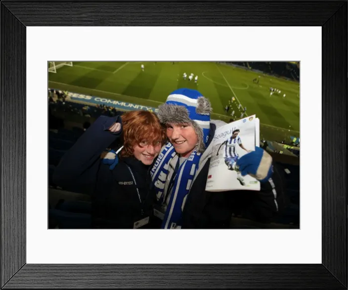 Framed Print : Brighton & Hove Albion: Nostalgic Review of the 2012-13 Home Game Against Leeds United (Nov. 2012) Framed Print : Brighton & Hove Albion: Nostalgic Review of the 2012-13 Home Game Against Leeds United (Nov. 2012)