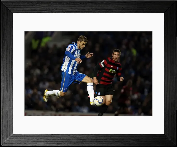 Framed Print : Andrea Orlandi's Thrilling Performance: Brighton & Hove Albion vs Peterborough United, Npower Championship, Amex Stadium, November 6, 2012 Framed Print : Andrea Orlandi's Thrilling Performance: Brighton & Hove Albion vs Peterborough United, Npower Championship, Amex Stadium, November 6, 2012