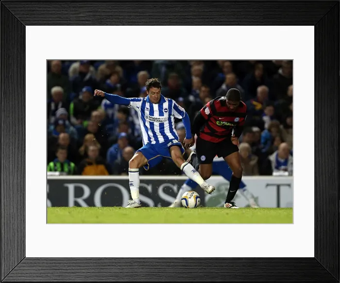 Framed Print : Wayne Bridge in Action: Brighton & Hove Albion vs Peterborough United, Npower Championship, Amex Stadium, November 6, 2012 Framed Print : Wayne Bridge in Action: Brighton & Hove Albion vs Peterborough United, Npower Championship, Amex Stadium, November 6, 2012