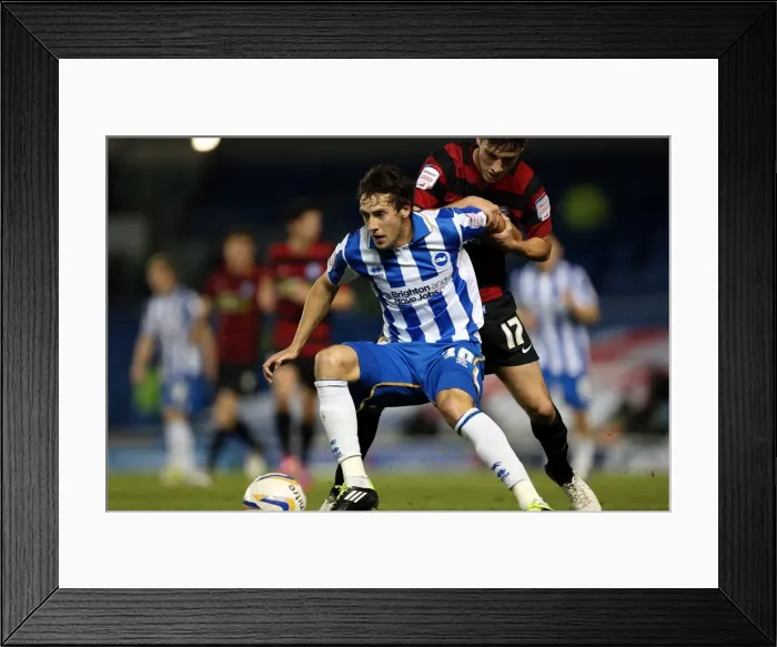 Framed Print : Buckley Shields Ball in Intense Npower Championship Clash: Brighton & Hove Albion vs. Peterborough United (Nov 6, 2012) Framed Print : Buckley Shields Ball in Intense Npower Championship Clash: Brighton & Hove Albion vs. Peterborough United (Nov 6, 2012)