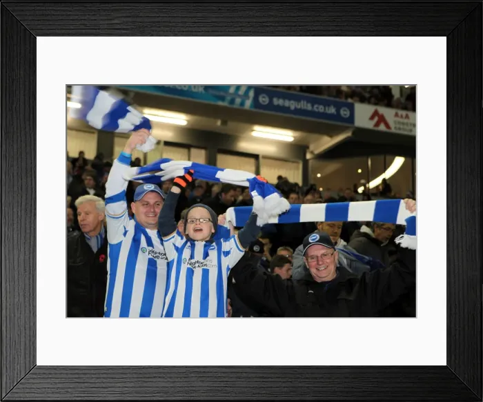 Framed Print : Brighton & Hove Albion vs. Peterborough United (06-11-2012): A Glimpse into the 2012-13 Home Season Framed Print : Brighton & Hove Albion vs. Peterborough United (06-11-2012): A Glimpse into the 2012-13 Home Season