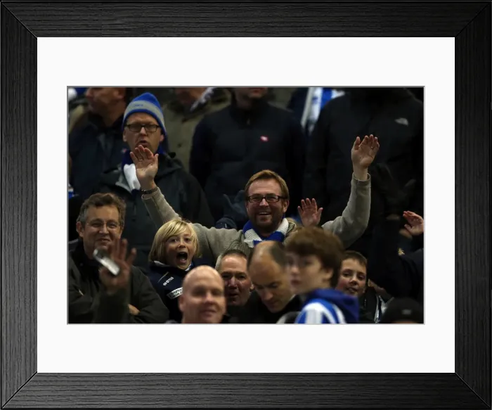 Framed Print : Brighton & Hove Albion vs. Peterborough United (06-11-2012): A Glimpse into the 2012-13 Home Season Framed Print : Brighton & Hove Albion vs. Peterborough United (06-11-2012): A Glimpse into the 2012-13 Home Season
