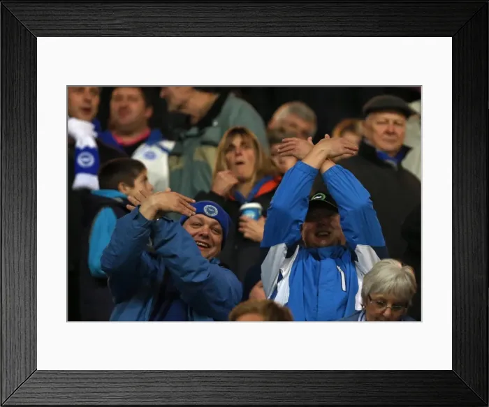 Framed Print : Brighton & Hove Albion vs. Peterborough United (06-11-2012): A Glimpse into the 2012-13 Home Season Framed Print : Brighton & Hove Albion vs. Peterborough United (06-11-2012): A Glimpse into the 2012-13 Home Season