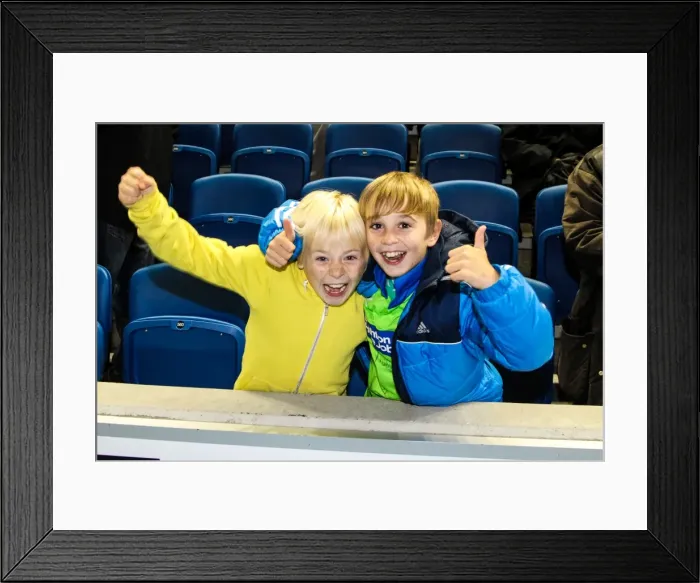 Framed Print : Brighton & Hove Albion vs. Peterborough United: Home Battle (06-11-2012) - 2012-13 Season