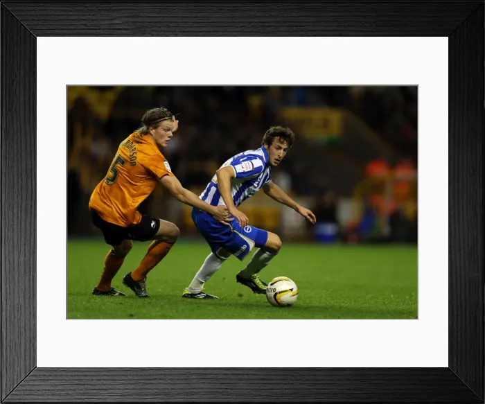 Framed Print : Brighton's Buckley Shines: Electrifying Npower Championship Performance Against Wolves (Nov 10, 2012) Framed Print : Brighton's Buckley Shines: Electrifying Npower Championship Performance Against Wolves (Nov 10, 2012)