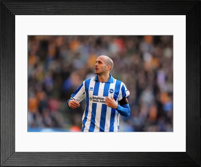 Framed Print : Bruno Saltor of Brighton & Hove Albion Facing Off Against Wolverhampton Wanderers in Championship Clash (November 10, 2012) Framed Print : Bruno Saltor of Brighton & Hove Albion Facing Off Against Wolverhampton Wanderers in Championship Clash (November 10, 2012)