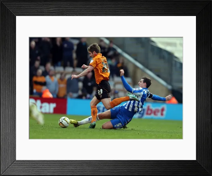 Framed Print : Intense Rivalry: Lewis Dunk vs. Kevin Doyle - Championship Showdown, 2012 Framed Print : Intense Rivalry: Lewis Dunk vs. Kevin Doyle - Championship Showdown, 2012