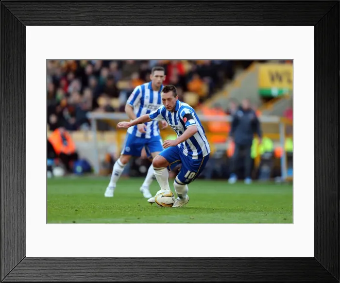 Framed Print : Stephen Dobbie in Action: Wolves vs. Brighton & Hove Albion, Championship Clash (November 10, 2012) Framed Print : Stephen Dobbie in Action: Wolves vs. Brighton & Hove Albion, Championship Clash (November 10, 2012)
