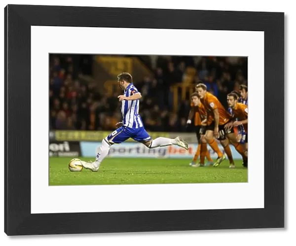 Stephen Dobbie's Game-Changing Penalty: Brighton & Hove Albion's Thrilling Comeback against Wolverhampton Wanderers in Npower Championship (November 10, 2012)