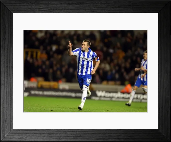 Framed Print : Stephen Dobbie's Penalty: Brighton's Comeback against Wolves in Npower Championship (November 10, 2012) Framed Print : Stephen Dobbie's Penalty: Brighton's Comeback against Wolves in Npower Championship (November 10, 2012)