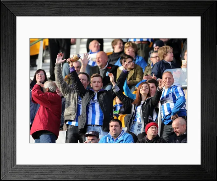 Framed Print : Brighton & Hove Albion vs. Wolves: 2012-13 Away Game Framed Print : Brighton & Hove Albion vs. Wolves: 2012-13 Away Game