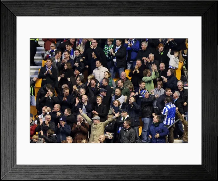 Framed Print : Brighton & Hove Albion vs. Wolves: 2012-13 Away Game Framed Print : Brighton & Hove Albion vs. Wolves: 2012-13 Away Game