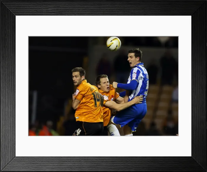 Framed Print : Brighton & Hove Albion vs. Wolves: 2012-13 Away Game