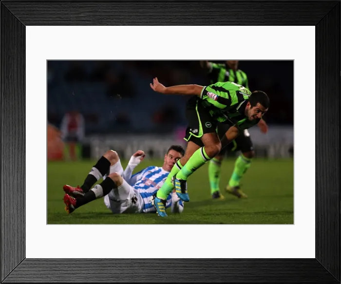 Framed Print : Gary Dicker of Brighton & Hove Albion in Action Against Wolves in Huddersfield Town Championship Match, November 17, 2012 Framed Print : Gary Dicker of Brighton & Hove Albion in Action Against Wolves in Huddersfield Town Championship Match, November 17, 2012