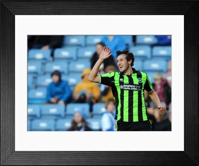 Framed Print : Will Buckley Scores Brace: Brighton & Hove Albion Secure 2-1 Victory Over Wolves and Huddersfield Town in Championship Framed Print : Will Buckley Scores Brace: Brighton & Hove Albion Secure 2-1 Victory Over Wolves and Huddersfield Town in Championship