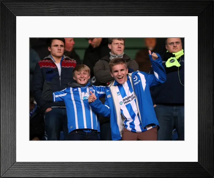 Framed Print : Brighton & Hove Albion at Huddersfield Town (2012-13 Season, Game 11) Framed Print : Brighton & Hove Albion at Huddersfield Town (2012-13 Season, Game 11)