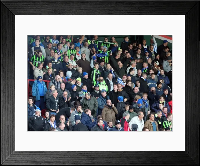 Framed Print : Brighton & Hove Albion vs. Huddersfield Town: Away Game - 17-11-2012, Season 2012-13 Framed Print : Brighton & Hove Albion vs. Huddersfield Town: Away Game - 17-11-2012, Season 2012-13