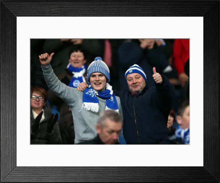 Framed Print : Sea of Supporters: Brighton and Hove Albion Away Games 2012-13 Framed Print : Sea of Supporters: Brighton and Hove Albion Away Games 2012-13