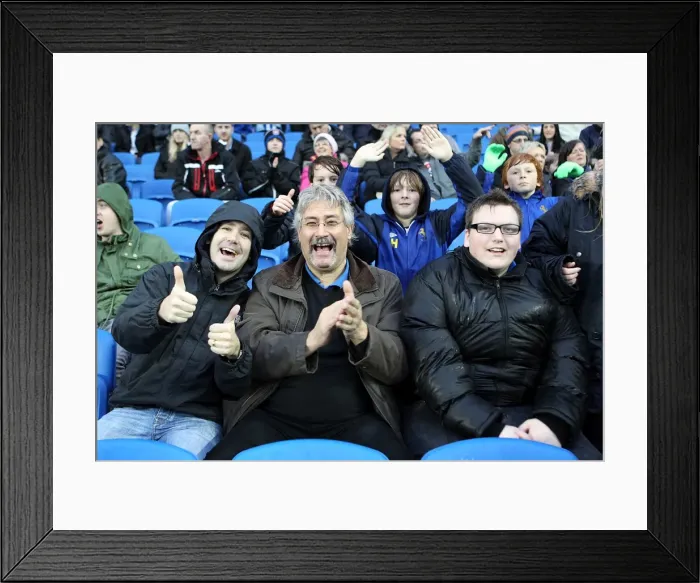 Framed Print : Brighton and Hove Albion: The Electric Atmosphere of the Amex Stadium Crowd (2012-2013) Framed Print : Brighton and Hove Albion: The Electric Atmosphere of the Amex Stadium Crowd (2012-2013)