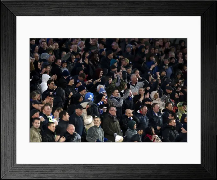 Framed Print : Brighton & Hove Albion vs. Bolton Wanderers (November 24, 2012) - 2012-13 Home Season Framed Print : Brighton & Hove Albion vs. Bolton Wanderers (November 24, 2012) - 2012-13 Home Season