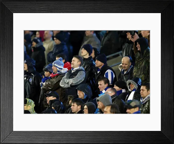 Framed Print : Brighton & Hove Albion vs. Bolton Wanderers (2012-13): Home Battle - 24-11-2012