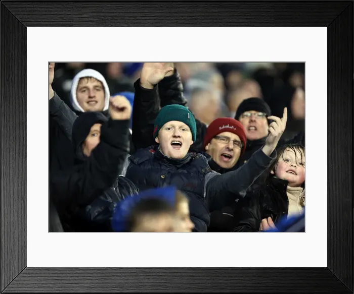 Framed Print : Brighton & Hove Albion: Reliving the Excitement of the 2012-13 Season - Home Game vs. Bolton Wanderers (24-11-2012)