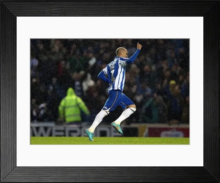 Framed Print : Bruno Saltor's Historic Goal: Brighton & Hove Albion's 1-0 Victory over Bolton Wanderers (November 24, 2012) Framed Print : Bruno Saltor's Historic Goal: Brighton & Hove Albion's 1-0 Victory over Bolton Wanderers (November 24, 2012)