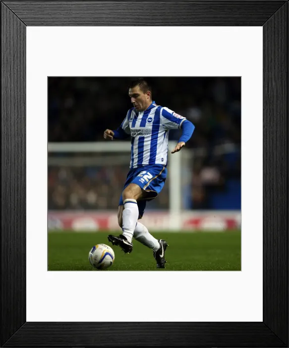 Framed Print : Marcos Painter of Brighton & Hove Albion in Action Against Bolton Wanderers, November 24, 2012 Framed Print : Marcos Painter of Brighton & Hove Albion in Action Against Bolton Wanderers, November 24, 2012
