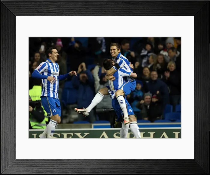 Framed Print : Dean Hammond's Game-winning Goal: 1-0 for Brighton & Hove Albion vs. Bristol City (November 27, 2012) Framed Print : Dean Hammond's Game-winning Goal: 1-0 for Brighton & Hove Albion vs. Bristol City (November 27, 2012)