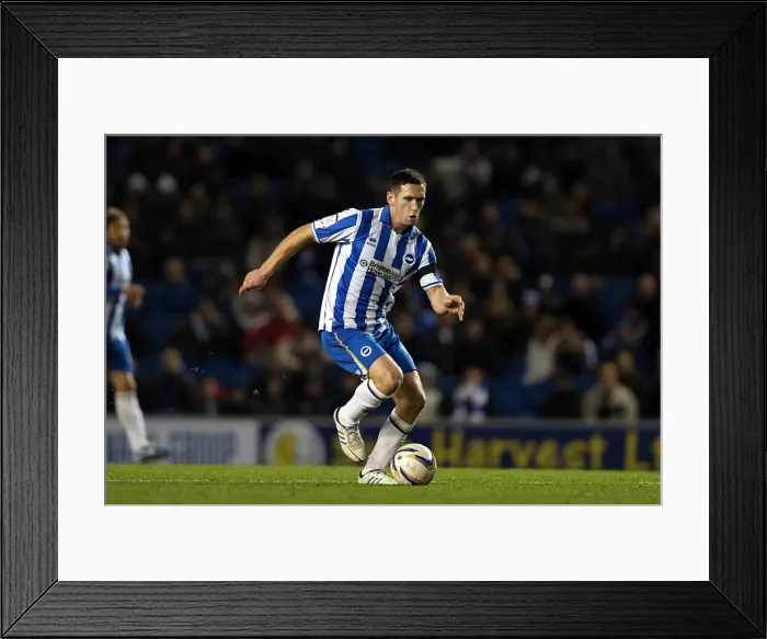 Framed Print : Brighton & Hove Albion vs. Bristol City: Andrew Crofts in Action, Npower Championship, Amex Stadium, November 27, 2012 Framed Print : Brighton & Hove Albion vs. Bristol City: Andrew Crofts in Action, Npower Championship, Amex Stadium, November 27, 2012