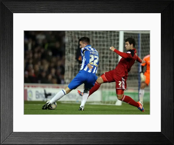 Framed Print : Marcos Painter Crosses in Brighton & Hove Albion vs. Bristol City Championship Match, November 2012 Framed Print : Marcos Painter Crosses in Brighton & Hove Albion vs. Bristol City Championship Match, November 2012