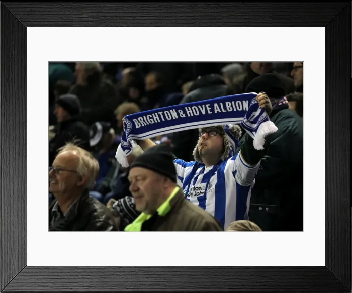 Framed Print : Brighton & Hove Albion: Nostalgic Review - Home Game vs. Bristol City (2012-13 Season)