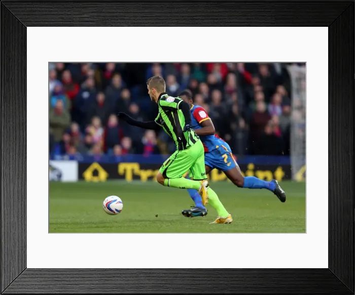 Framed Print : Brighton & Hove Albion vs. Crystal Palace (Away): December 1, 2012 Framed Print : Brighton & Hove Albion vs. Crystal Palace (Away): December 1, 2012